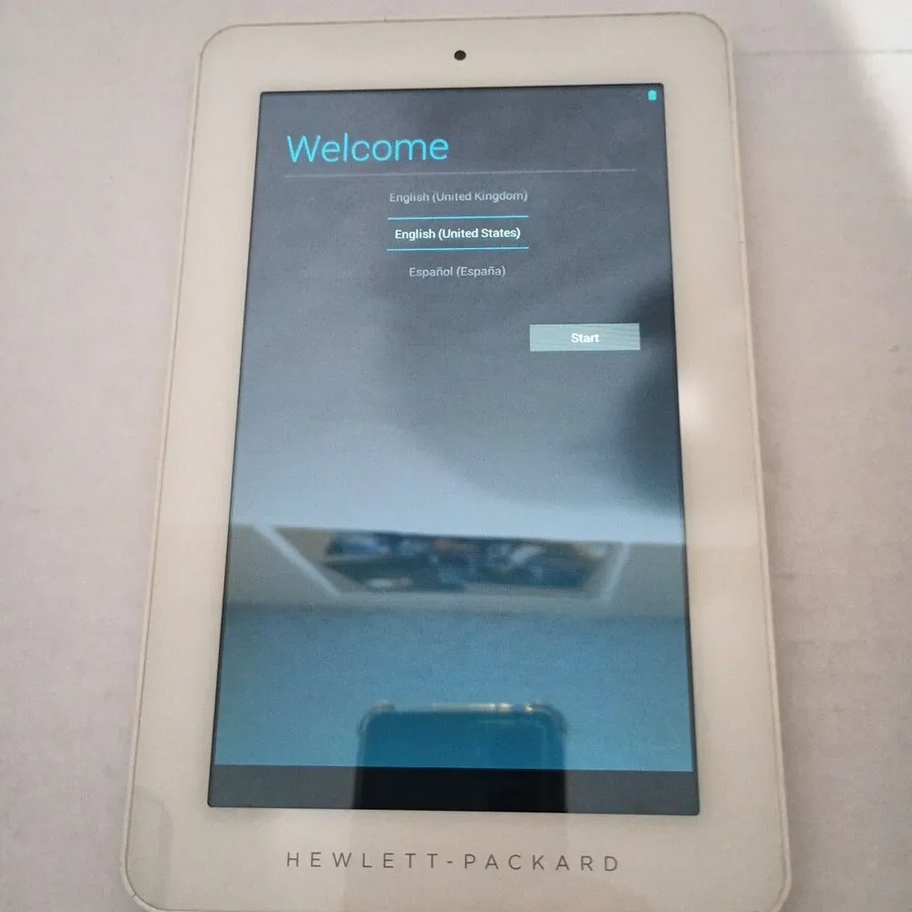 2014 HP Slate 7 Plus 1301 Android Wifi Tablet Factory Reset Tested NO CHARGER